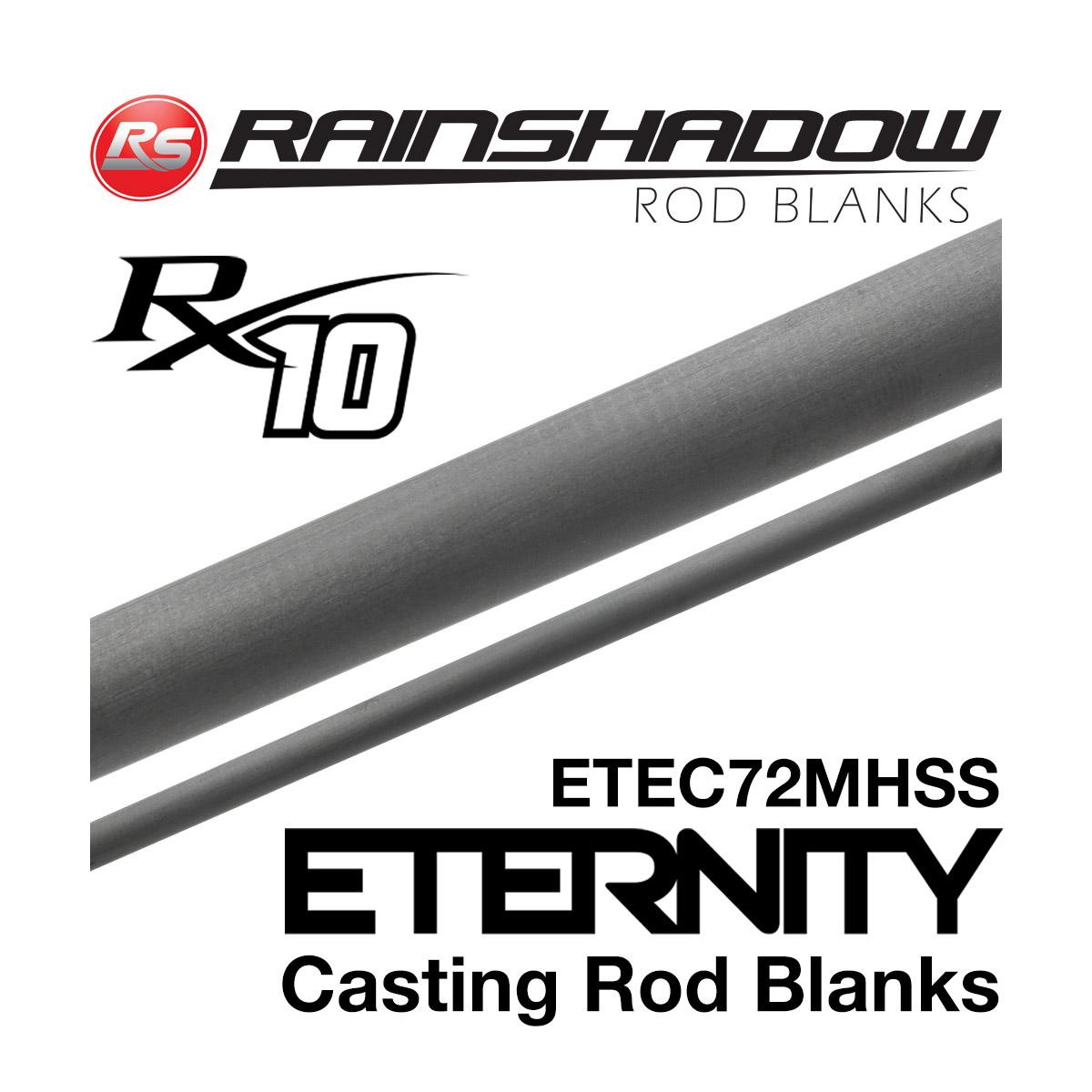 ロッド eternity RX10 Rainshadow Eternity ETEC72MH-SS 7'2 Casting Rod Blank